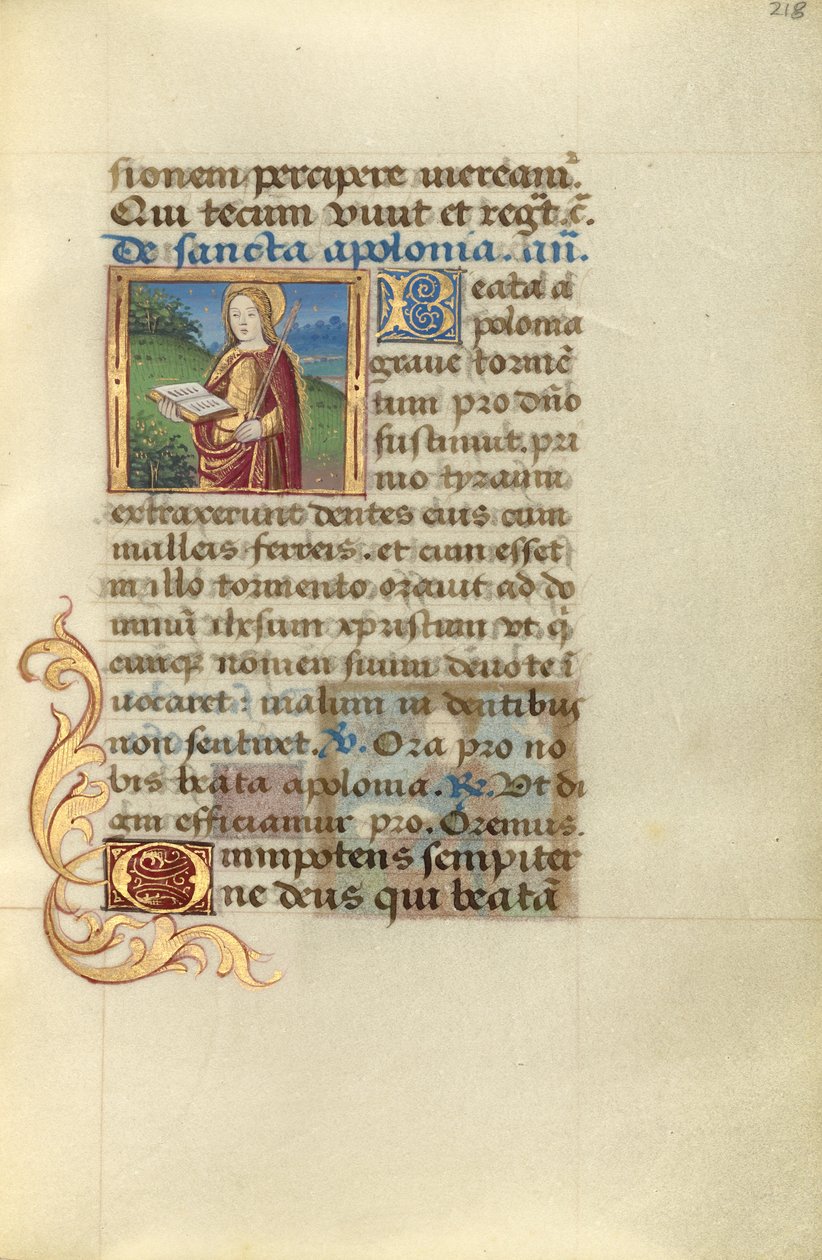 Sankt Apollonia av Master of Jacques de Besançon