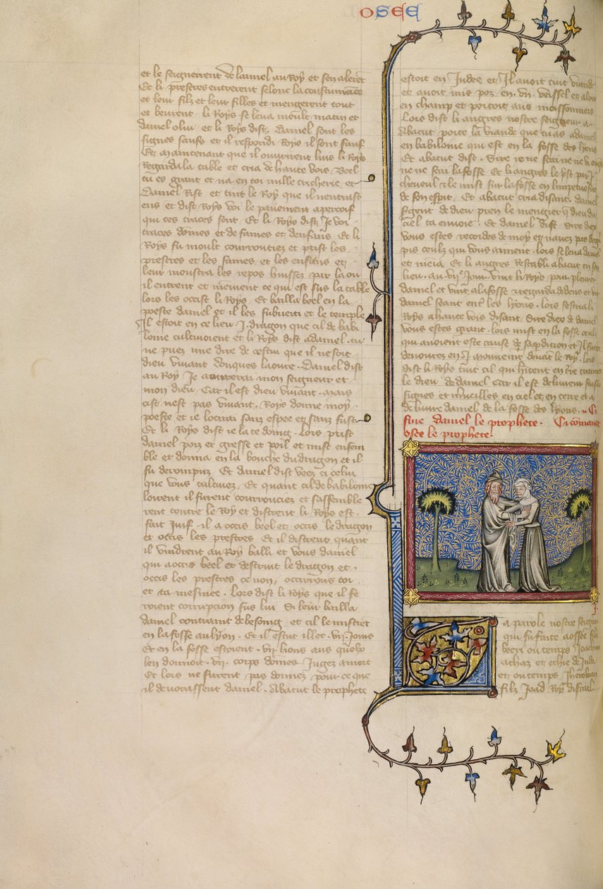Hosea och Gomer av Master of Jean de Mandeville