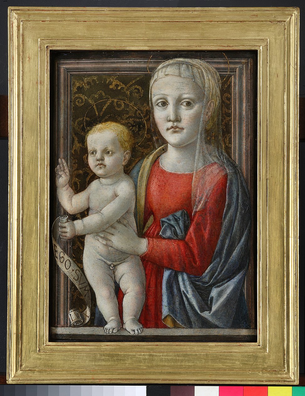 Madonna och barn, 1440-c.1450 av Master of Pratovecchio