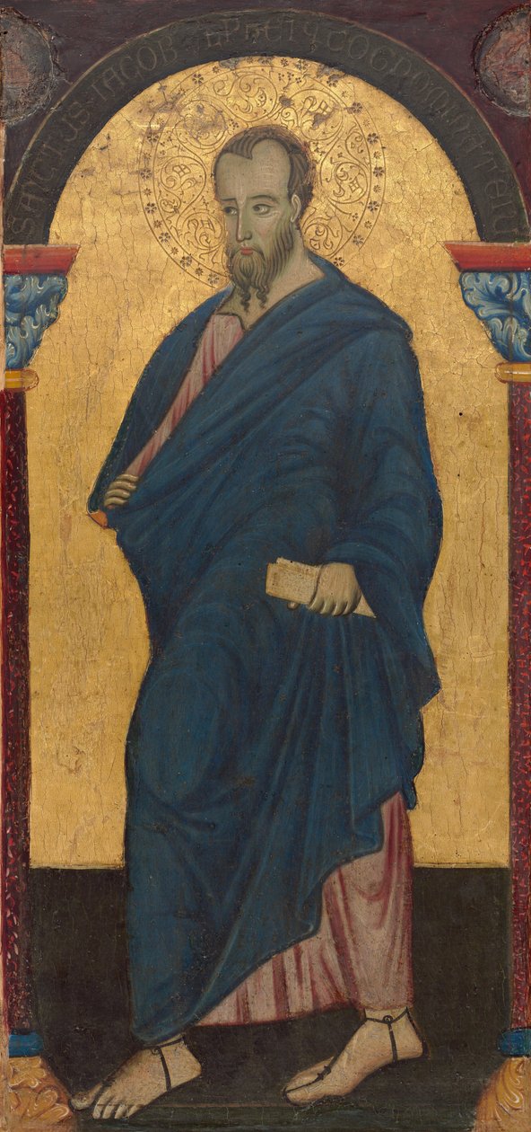 Saint James Minor av Master of Saint Francis