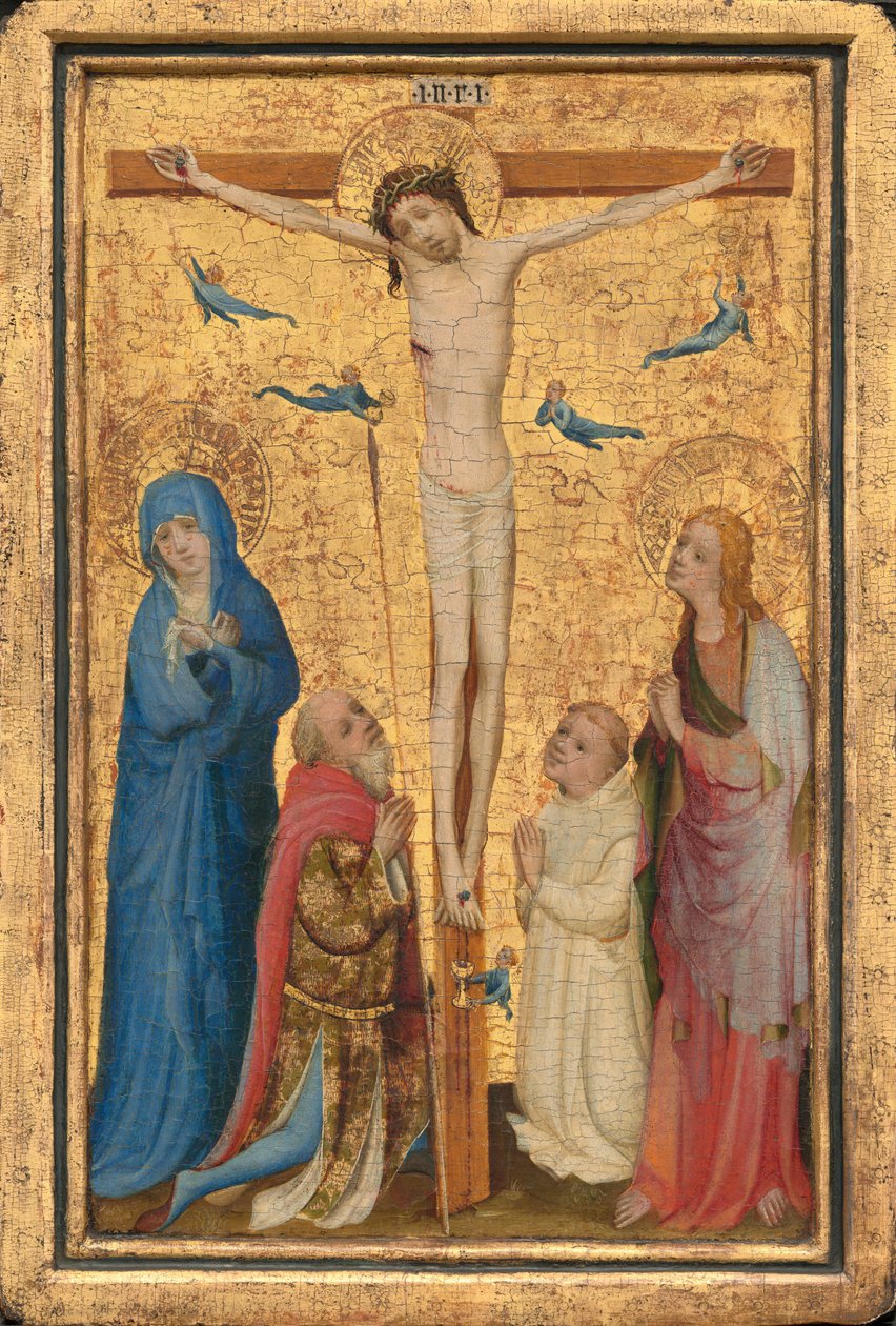 Korsfästelsen, ca. 14001410. av Master of Saint Veronica