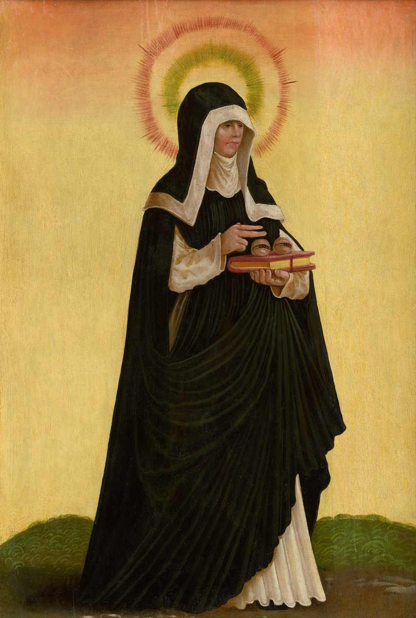 Saint Odile, 1519. av Master of the Danube School