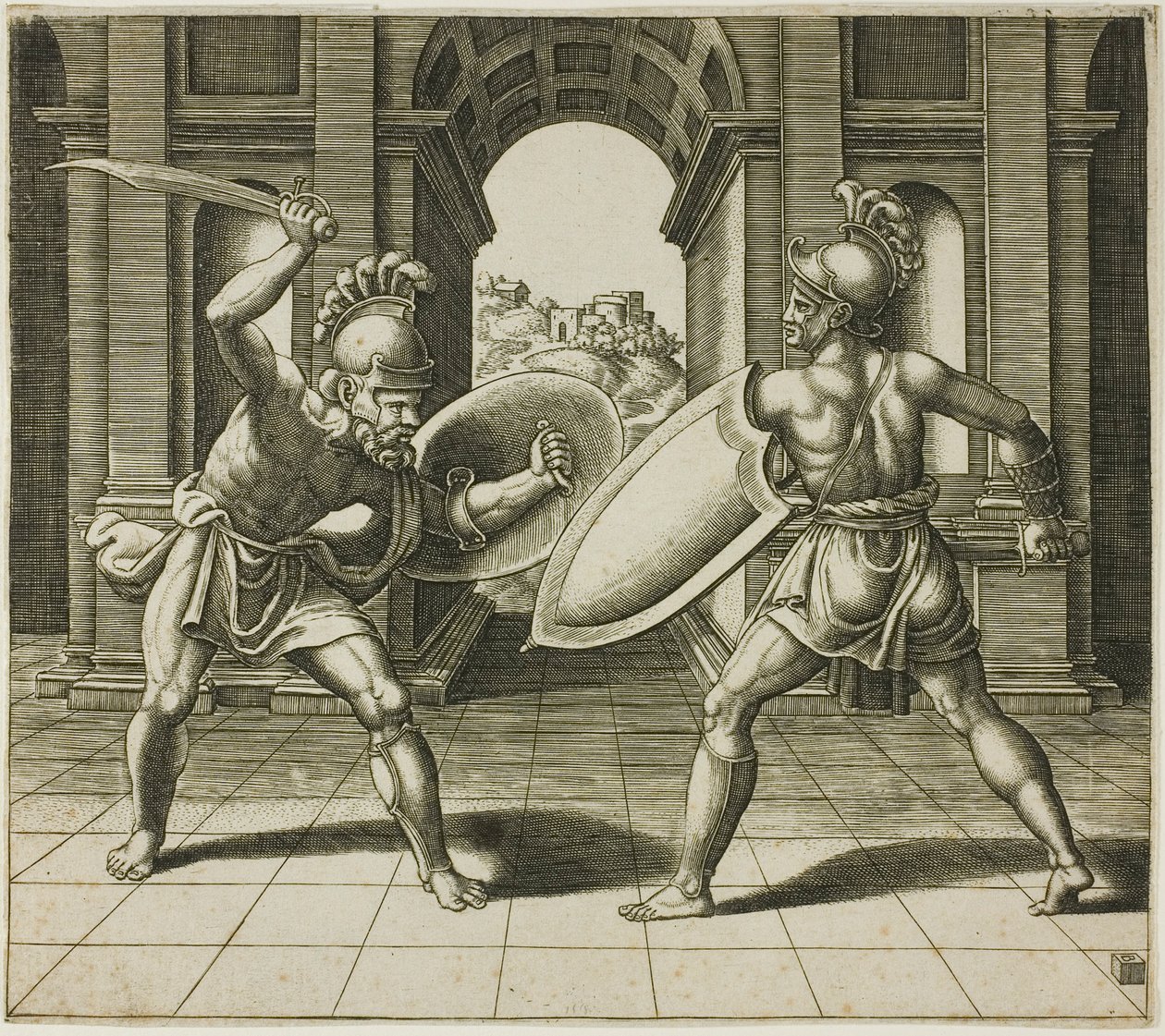 De två gladiatorerna av Master of the Die