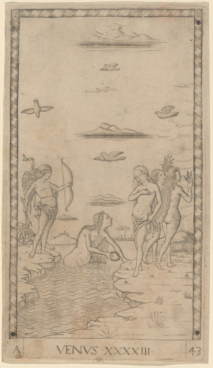 Venus av Master of the E Series Tarocchi