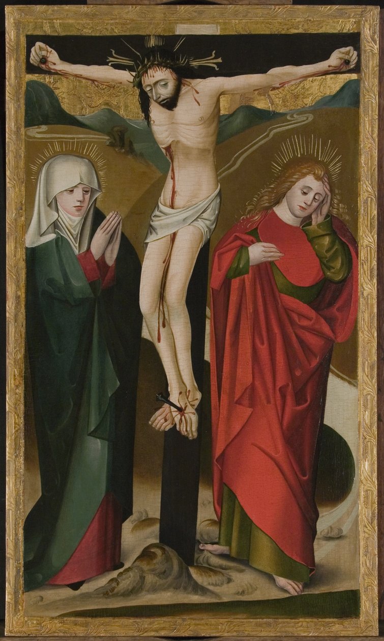 Korsfästelsen av Master of the Hanover Marktkirche Altar