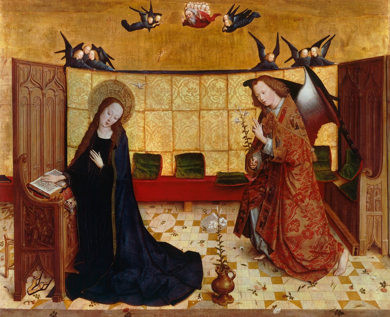 Tillkännagivande av Master of the Life of Virgin Mary