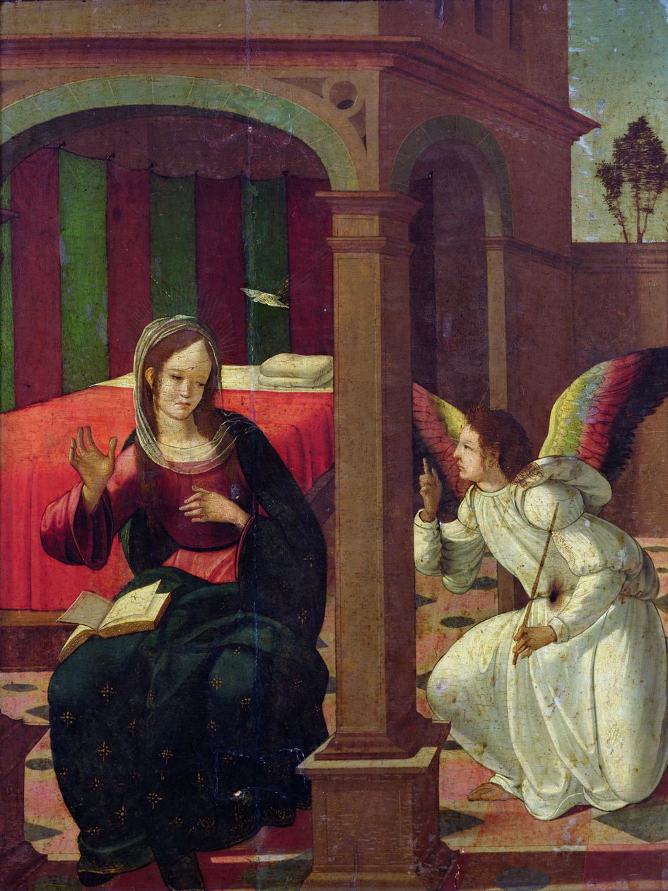 Bebådelsen av Master of the Manchester Madonna