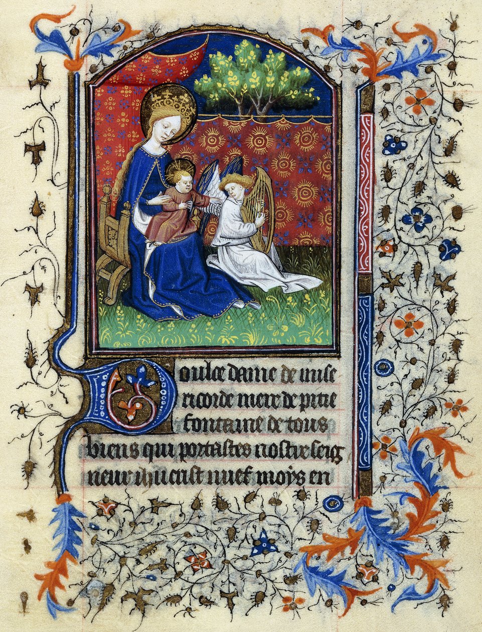 Krönad jungfru, ca 1430-1440 av Master of the Munich Golden Legend