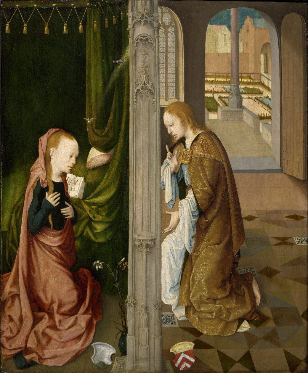 Bebådelsen av Master of the Virgo Inter Virgines