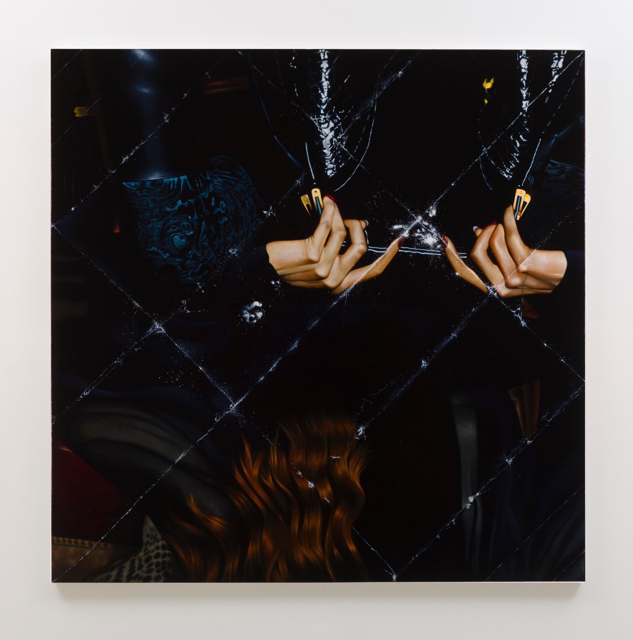 Idol Hour, 2013 (olja på duk) av Mat Collishaw