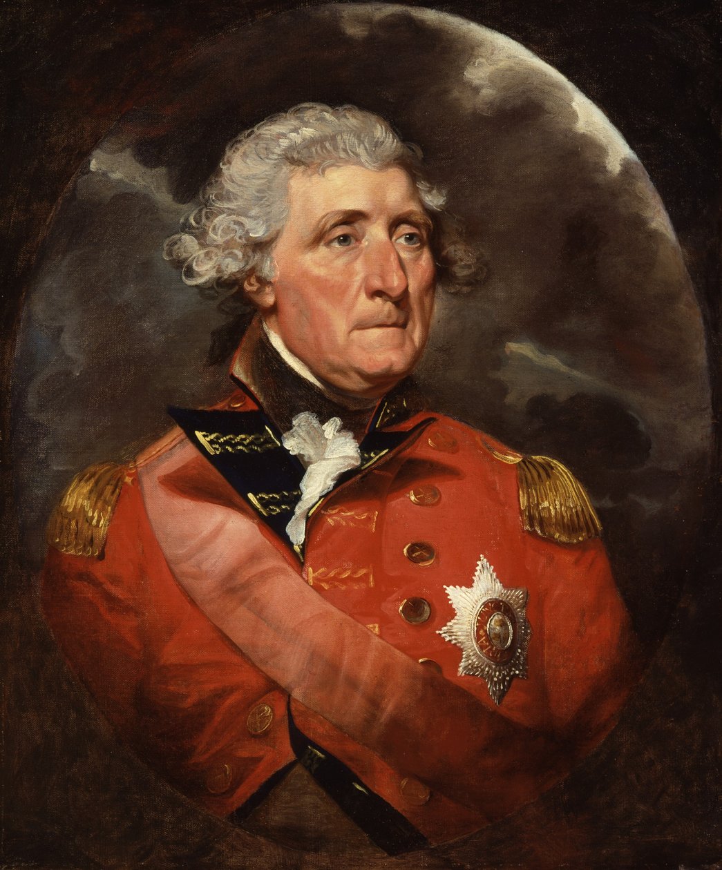 Sir George Augustus Elliott, Baron Heathfield av Mather Brown