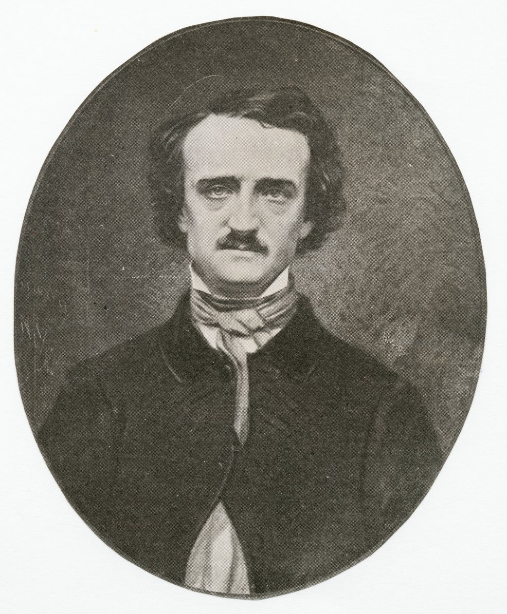 Edgar Allan Poe (1809-1849) av Mathew B. Brady