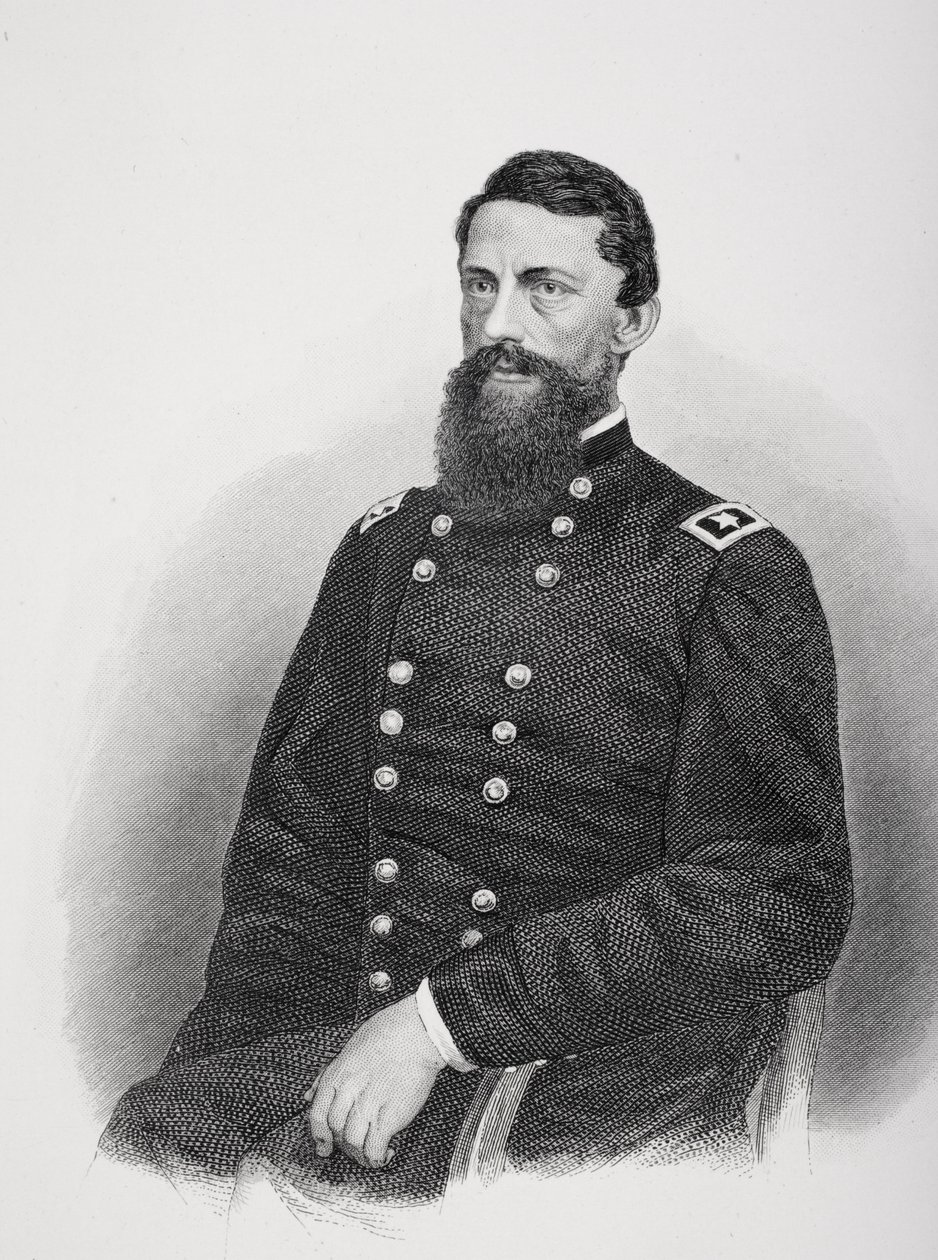 Porträtt av George Stoneman (1822-94) av Mathew B. Brady