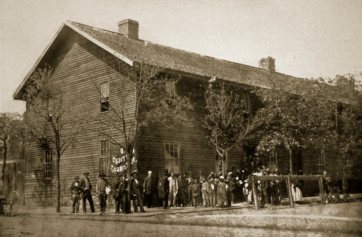 Högkvarter för Christian Commission, Richmond, 1861-65 av Mathew B. Brady