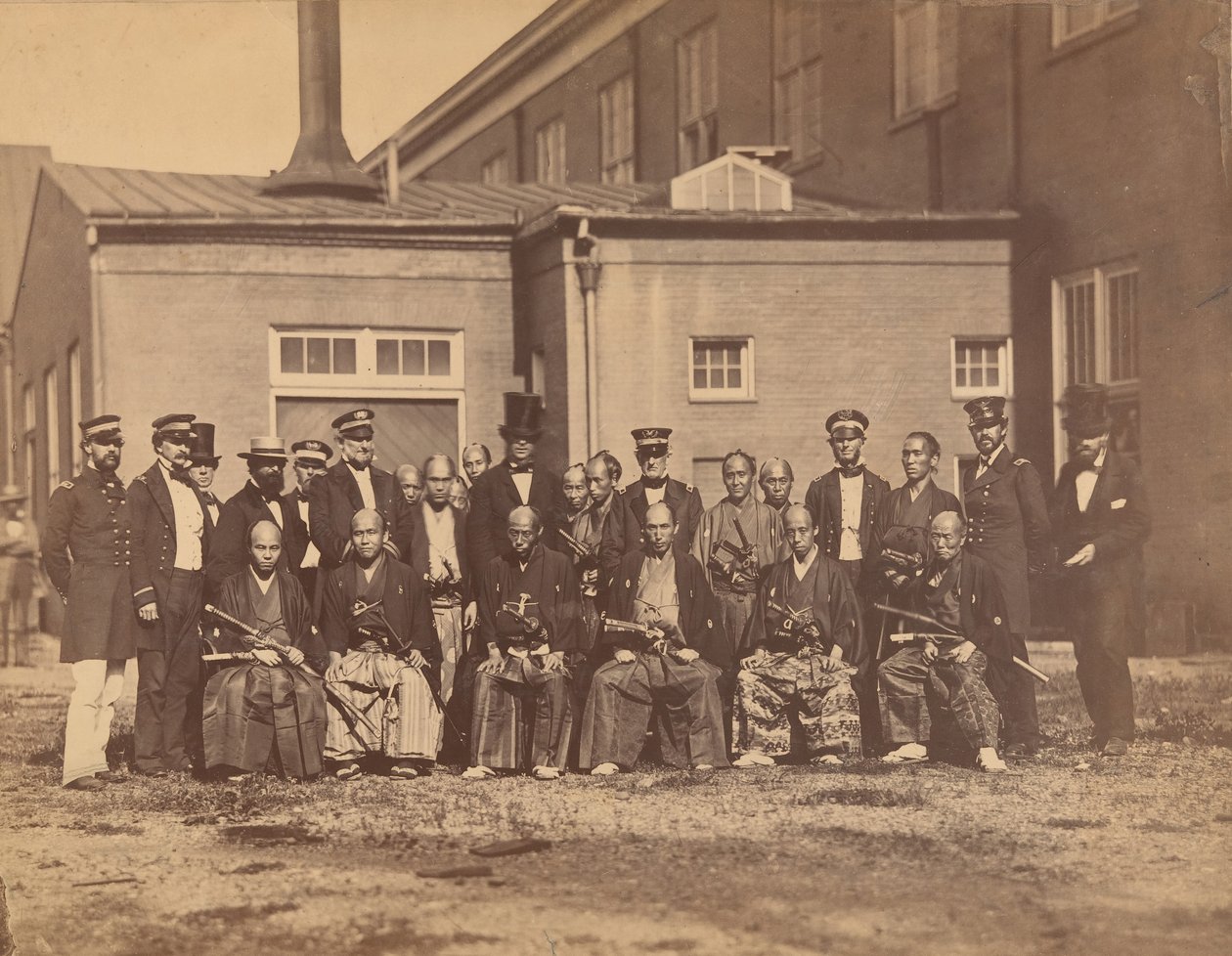 [Japanska ambassaden, Navy Yard, Washington, DC], 1860. av Mathew Brady
