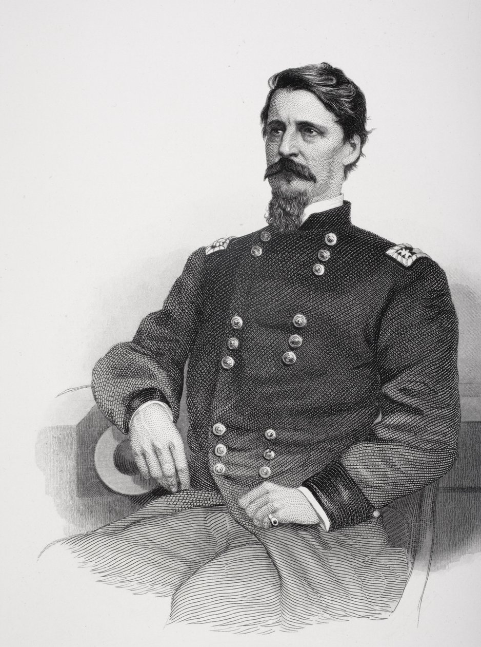 Porträtt av Winfield Scott Hancock (1824-86) av Mathew B. Brady
