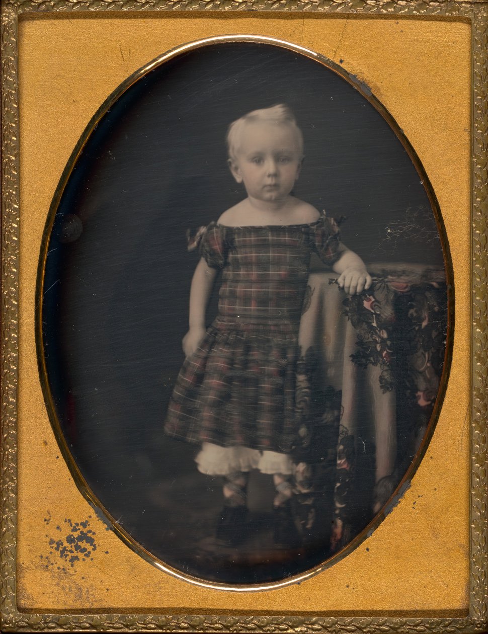 Untitled Portrait of a Child, 183960. av Mathew Brady