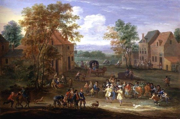 Festival i en by på landet av Mathys Schoevaerdts