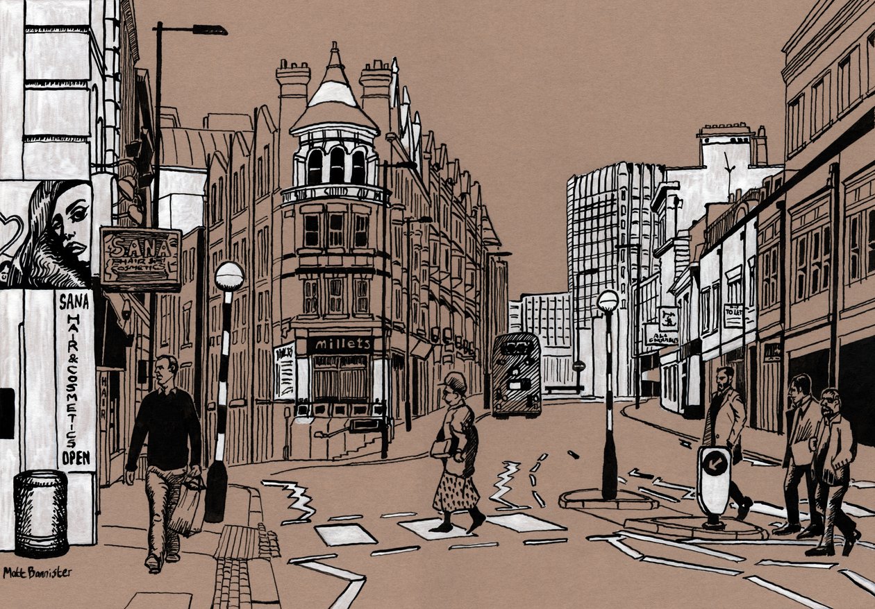 Croydon High Street, 2016 av Matt Bannister