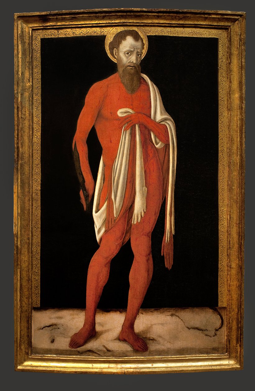 Sankt Bartolomeus, aposteln av Matteo di Giovanni di Bartolo
