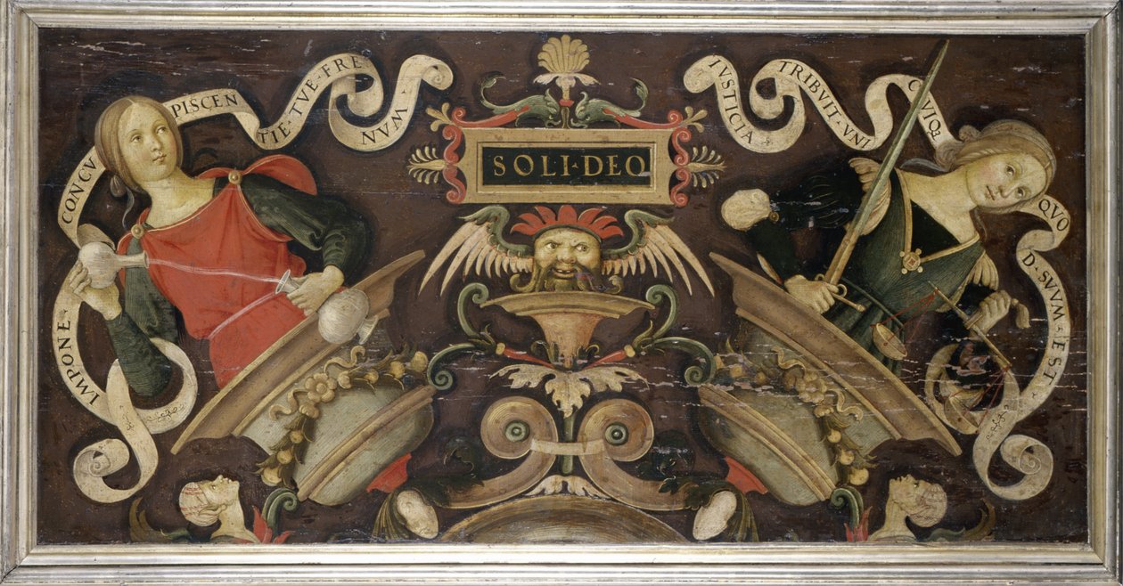 Allegories of Virtue, c.1510-15 (tempera på furu) av Matteo di Giuliano di Lorenzo Balducci