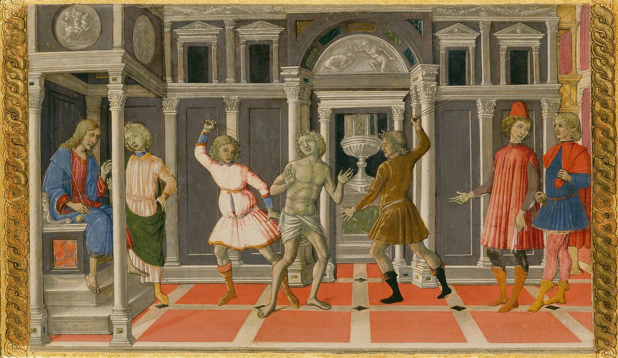 Drömmen om Sankt Hieronymus av Matteo di Giovanni