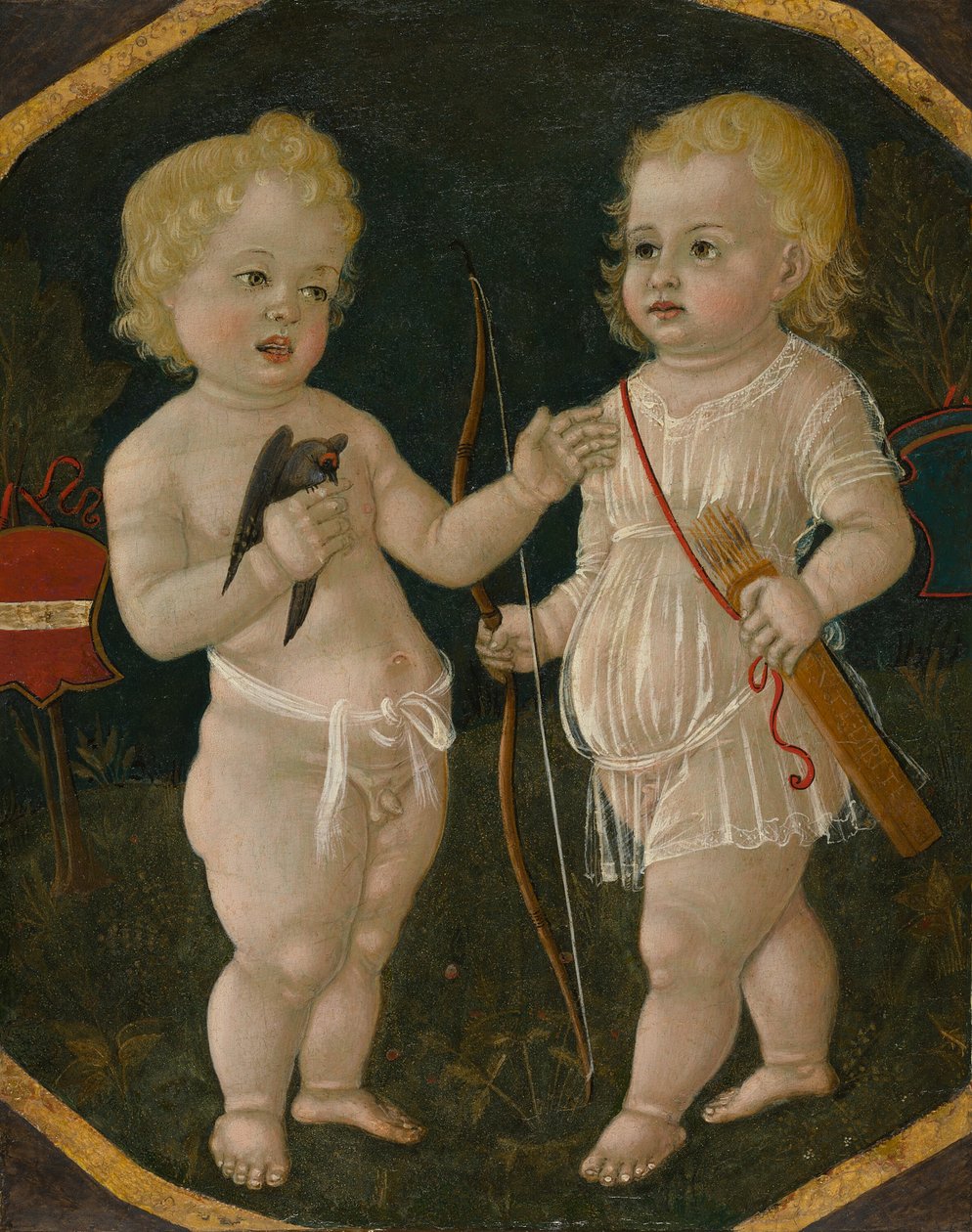 Två Putti av Matteo di Giovanni