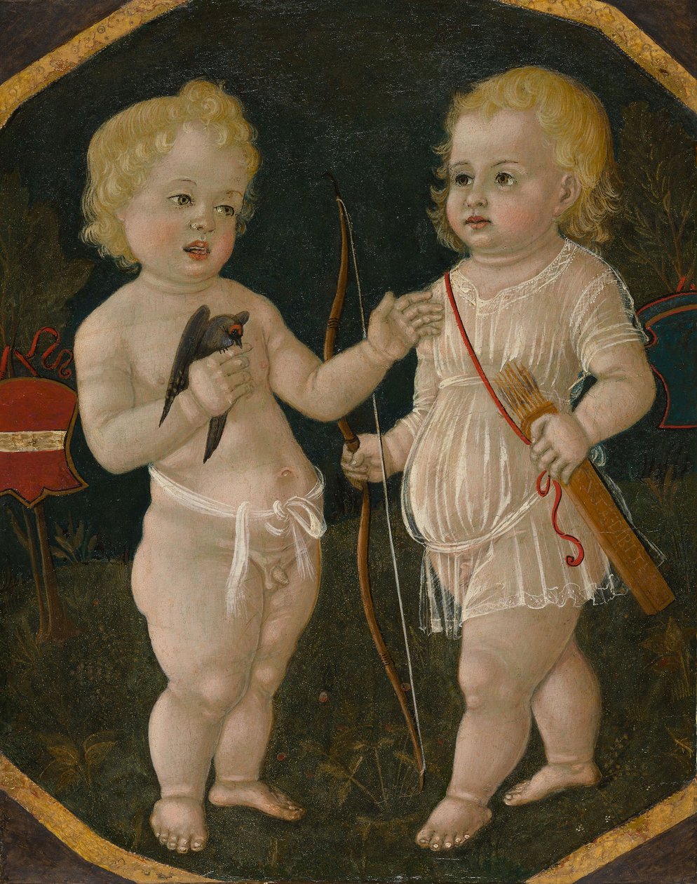 Två Putti av Matteo di Giovanni