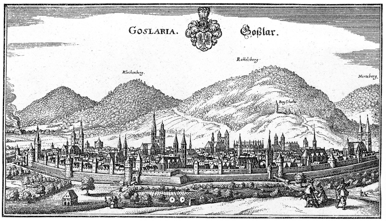 Goslar av Matthaus Merian