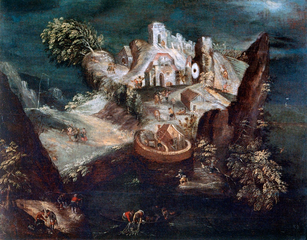 Antropomorfiskt landskap, c1613-1650 av Matthaus Merian