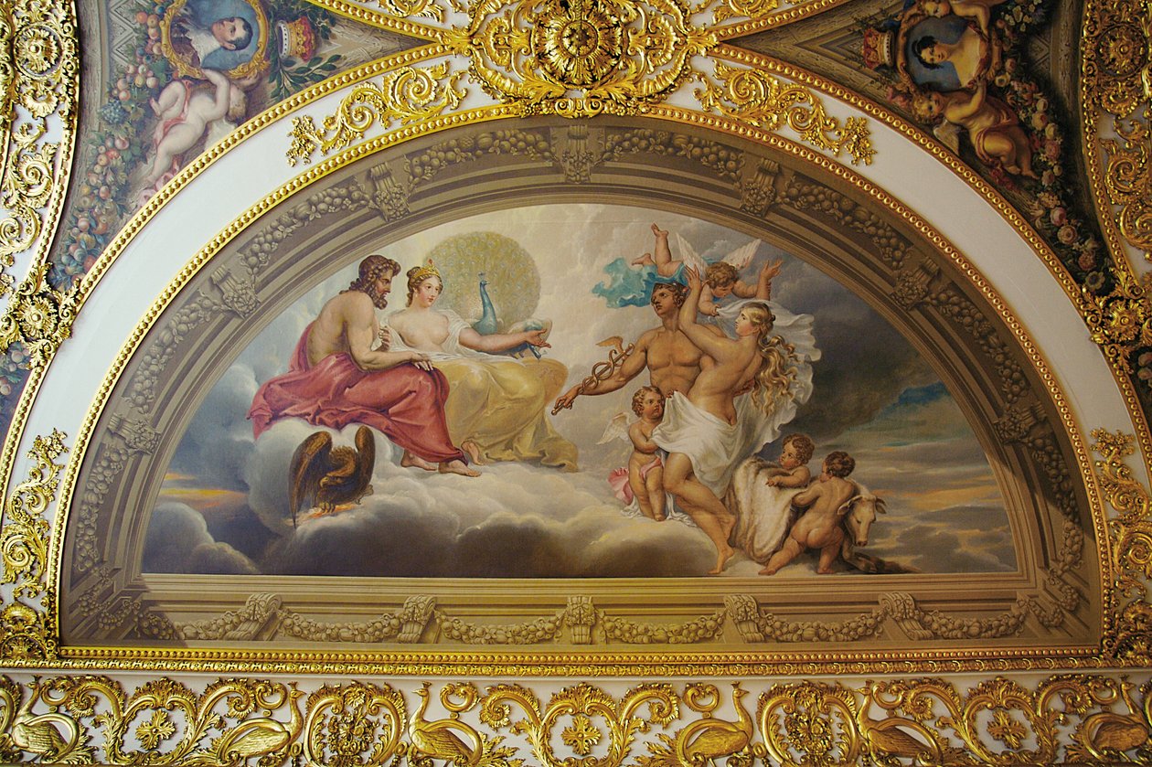 Myten om Jupiter och Juno, Elizabeth Saloon av Matthew Cotes Wyatt