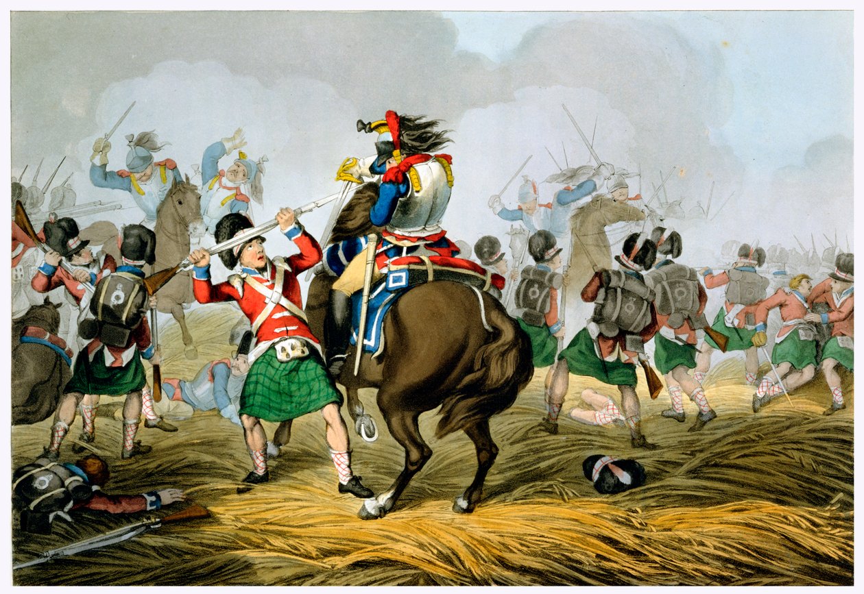 Slaget vid Waterloo, 1815 1817 av Matthew Dubourg
