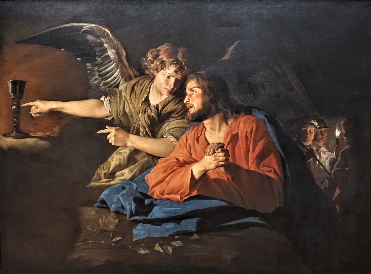 Kristus på Olivberget av Matthias Stom