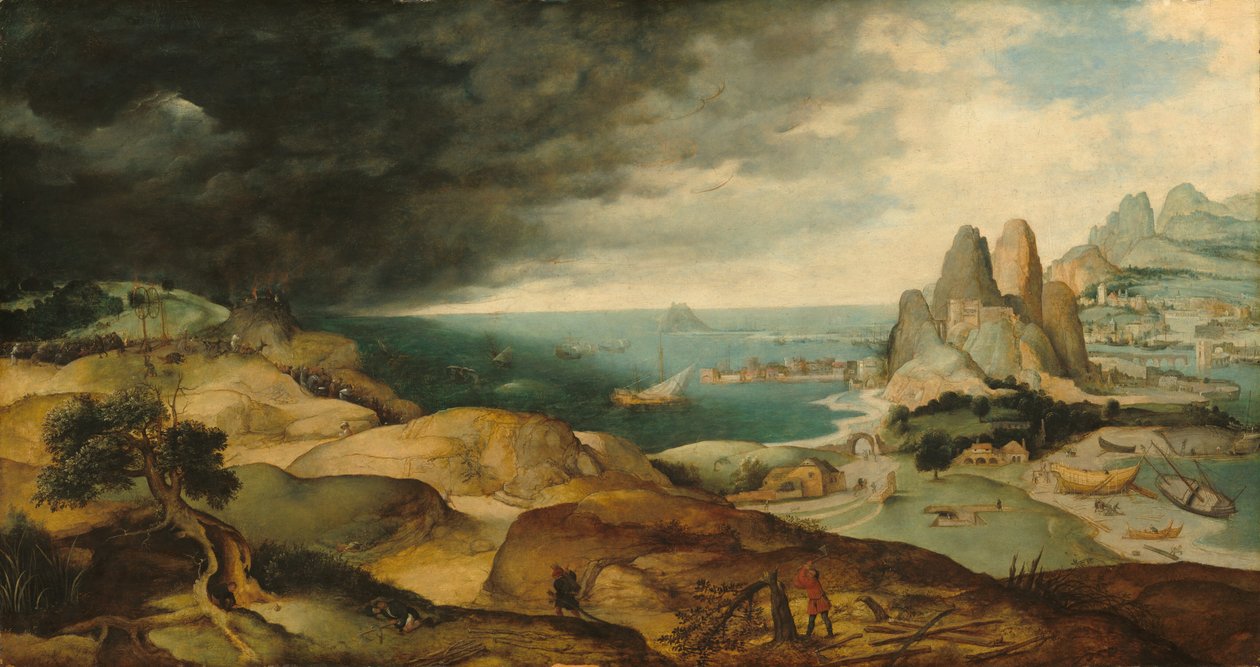 Sankta Katarinas martyrskap, ca. 1540 av Matthijs Cock