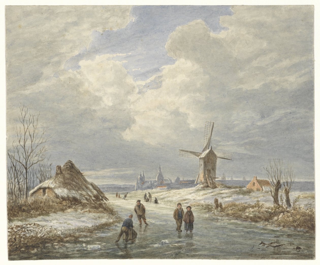 vinter ansikte av Matthijs Maris