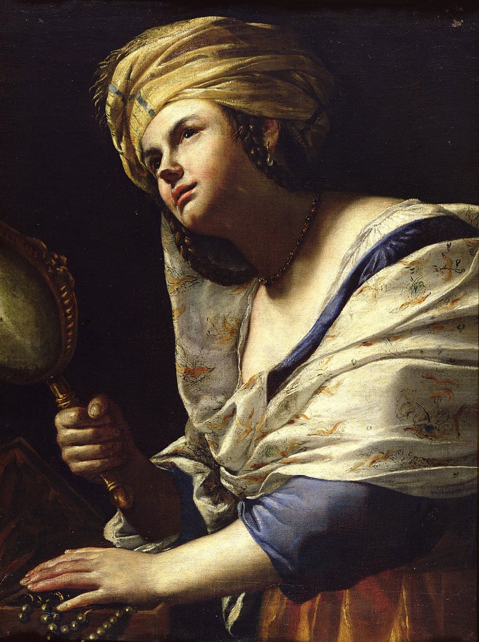 Fåfänga, c.1650-70 av Mattia Preti