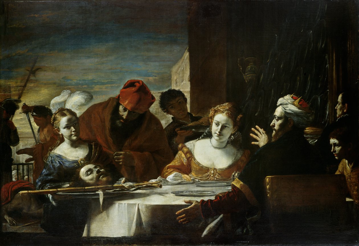Herodes högtid av Mattia (1613 99) Preti