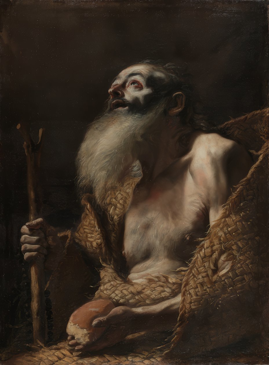 Sankt Paulus eremiten av Mattia Preti