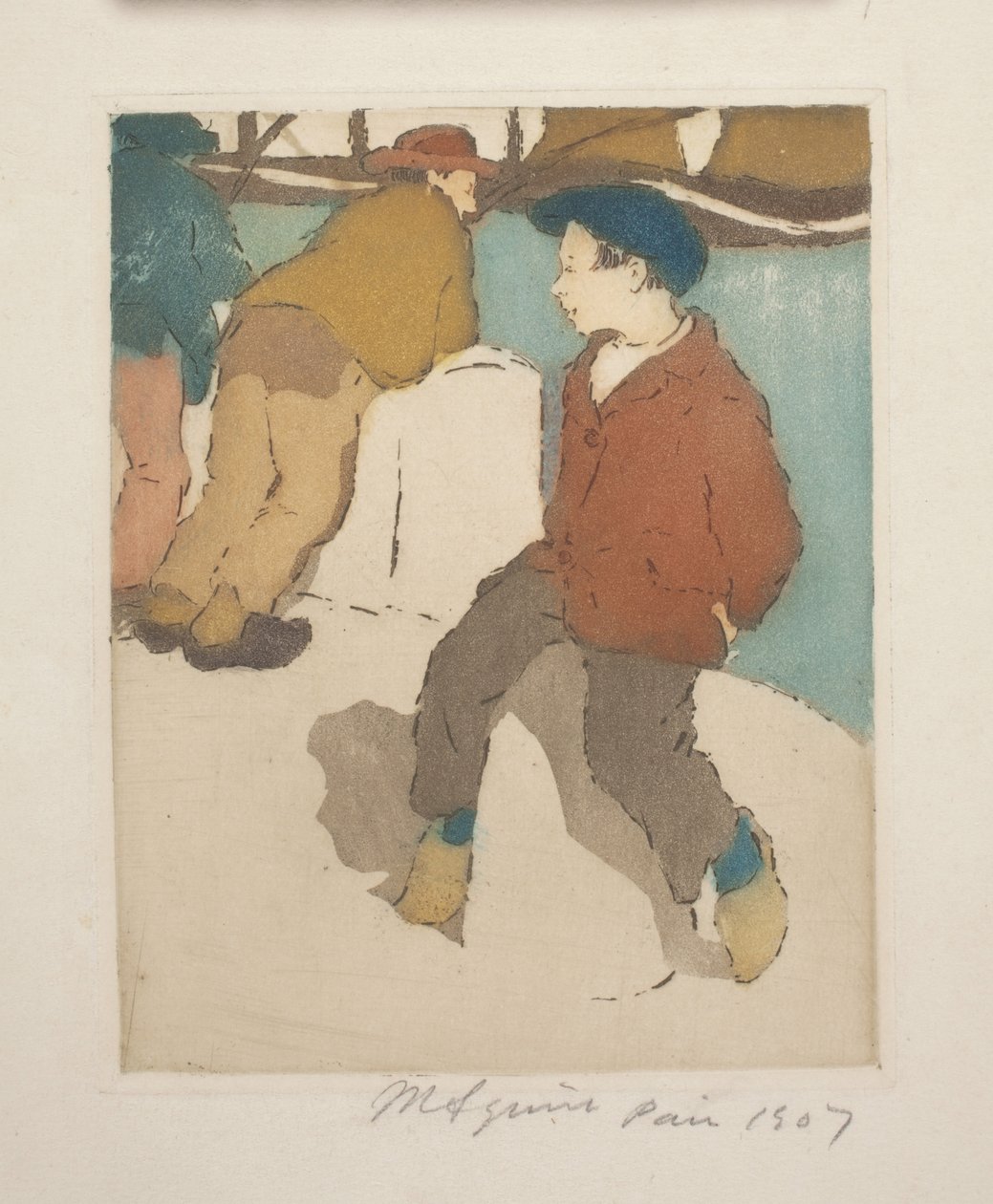 Sur le quai (På kajen) av Maud Hunt Squire