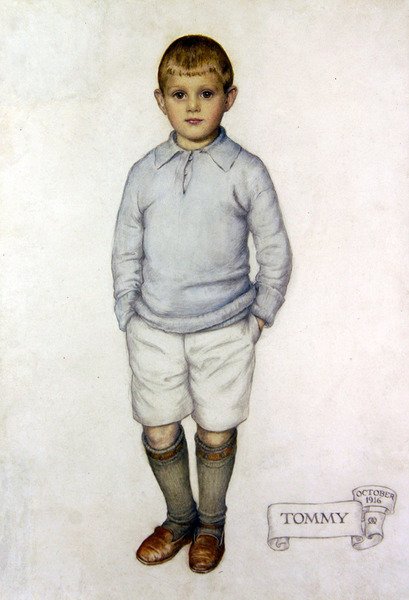 Porträtt av Tommy av Maud Tindal Atkinson