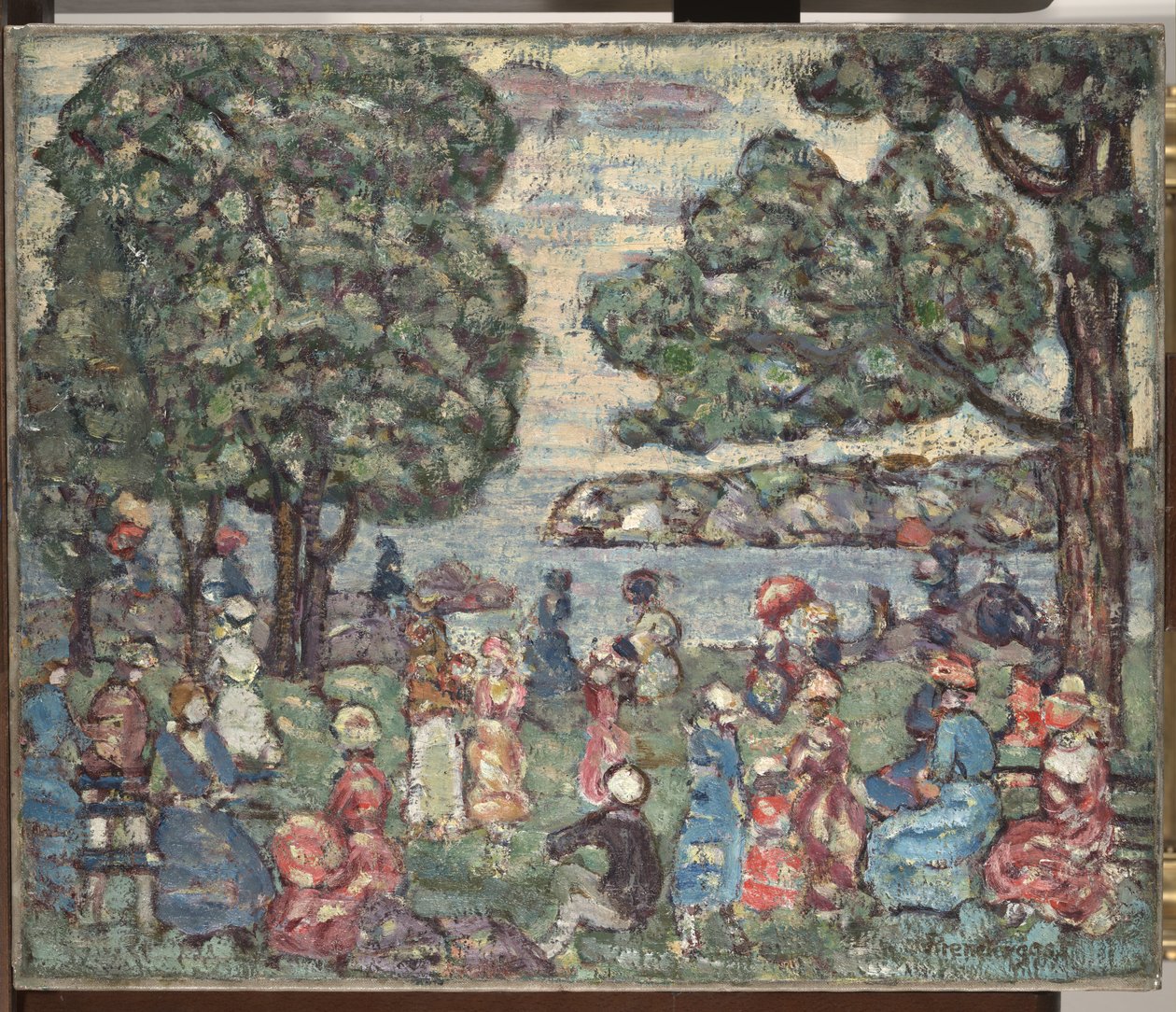 Parkscen, 1915 av Maurice Brazil Prendergast