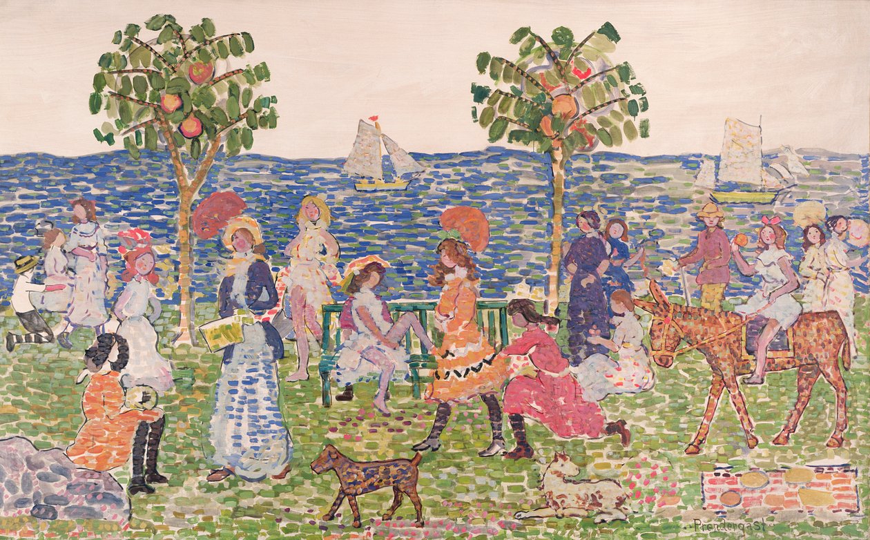 Promenade, 191415 av Maurice Brazil Prendergast