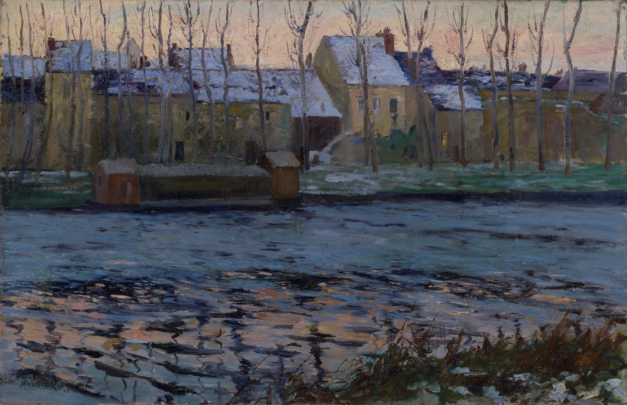 Moret, Winter av Maurice Galbraith Cullen