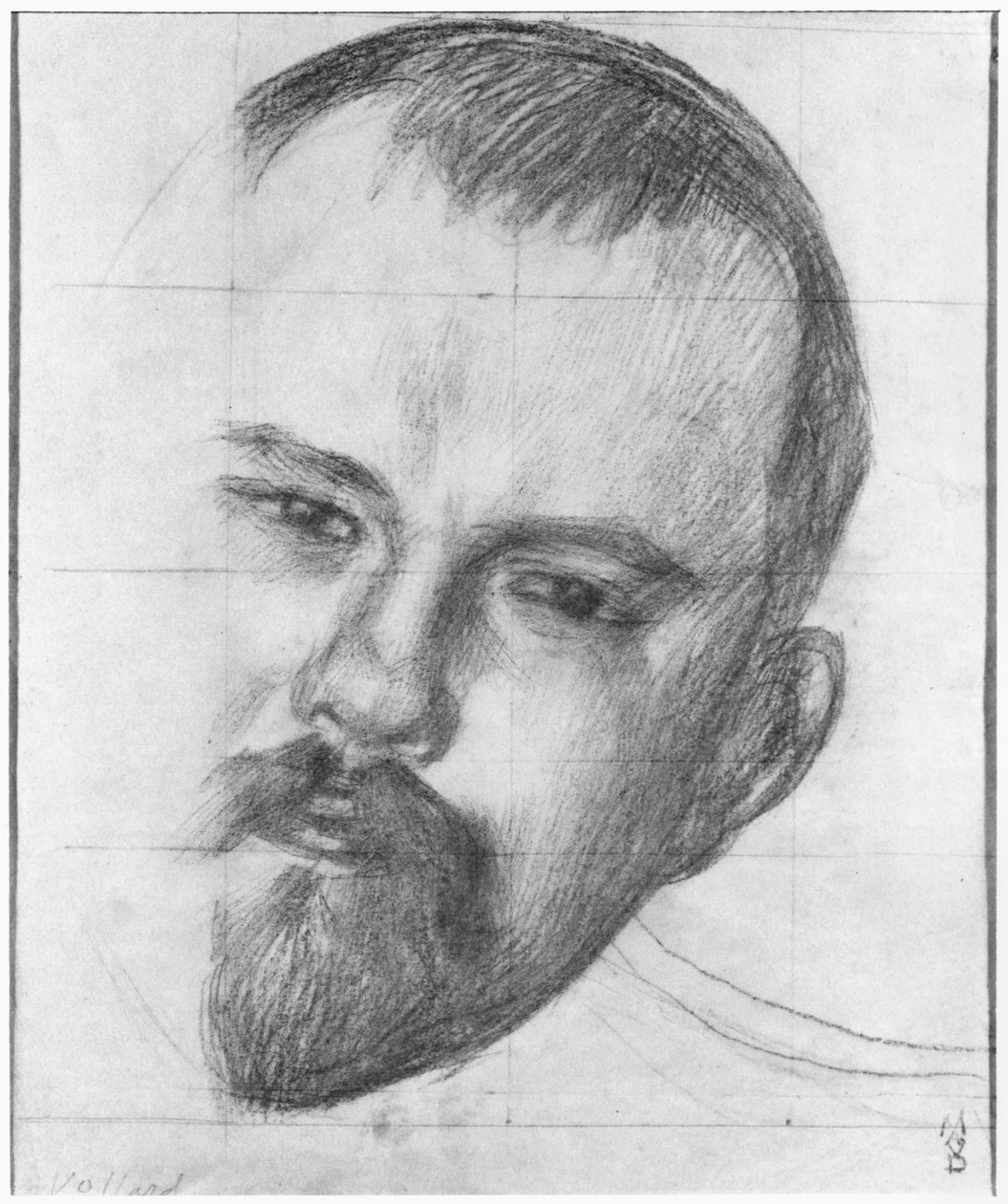 Ambroise Vollard (1868-1939) 1899 (penna och sangvin) av Maurice Denis