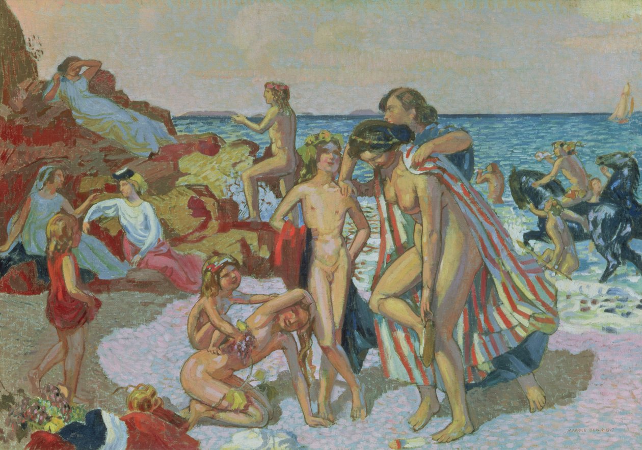 Bacchus och Ariadne, 1907 av Maurice Denis