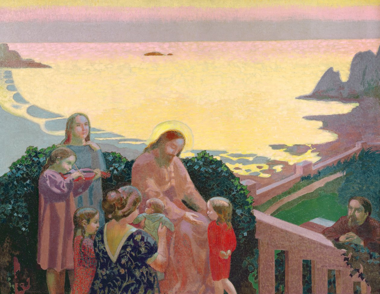 Kristus med barnen, 1910 av Maurice Denis