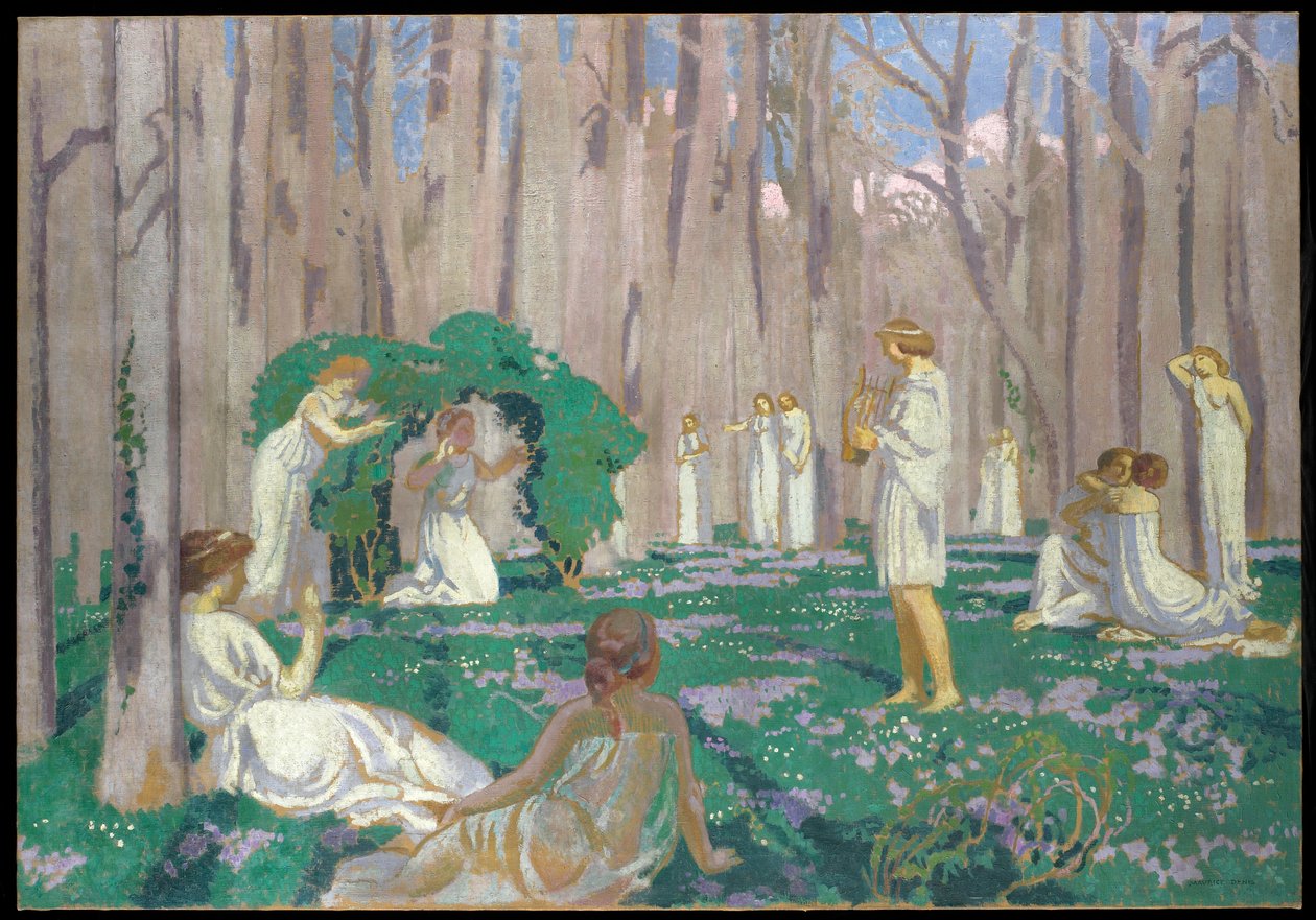 Orfeus och Eurydike, 1910 av Maurice Denis