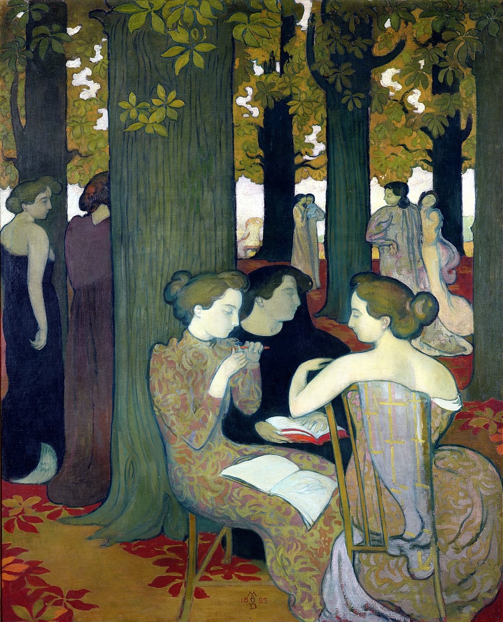 Muserna, 1893 av Maurice Denis