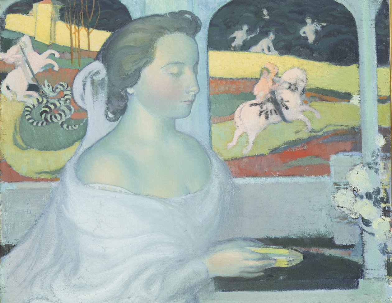 Prinsessan i tornet, ca 1900 av Maurice Denis