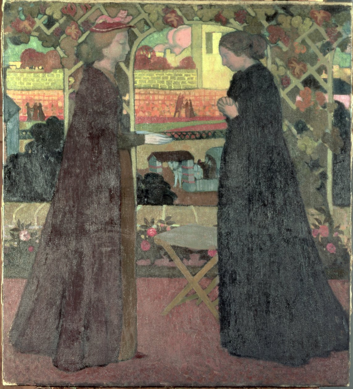 Besöket, 1894 av Maurice Denis